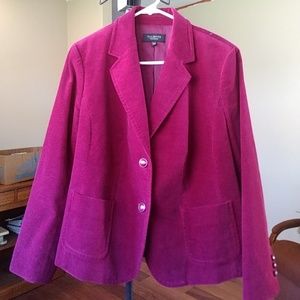 Talbots Velveteen Blazer